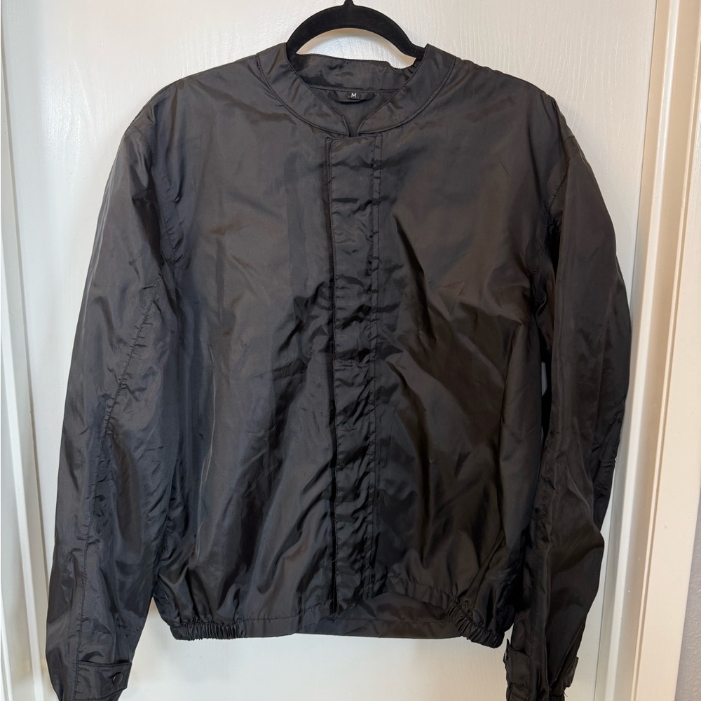 Harley-Davidson Black Windbreaker Jacket size Medium